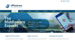 Desktop Screenshot of eprosima.com