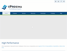 Tablet Screenshot of eprosima.com